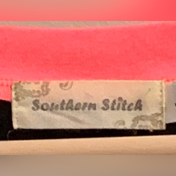 Black, pink and sequin tee - Picture 4 of 4